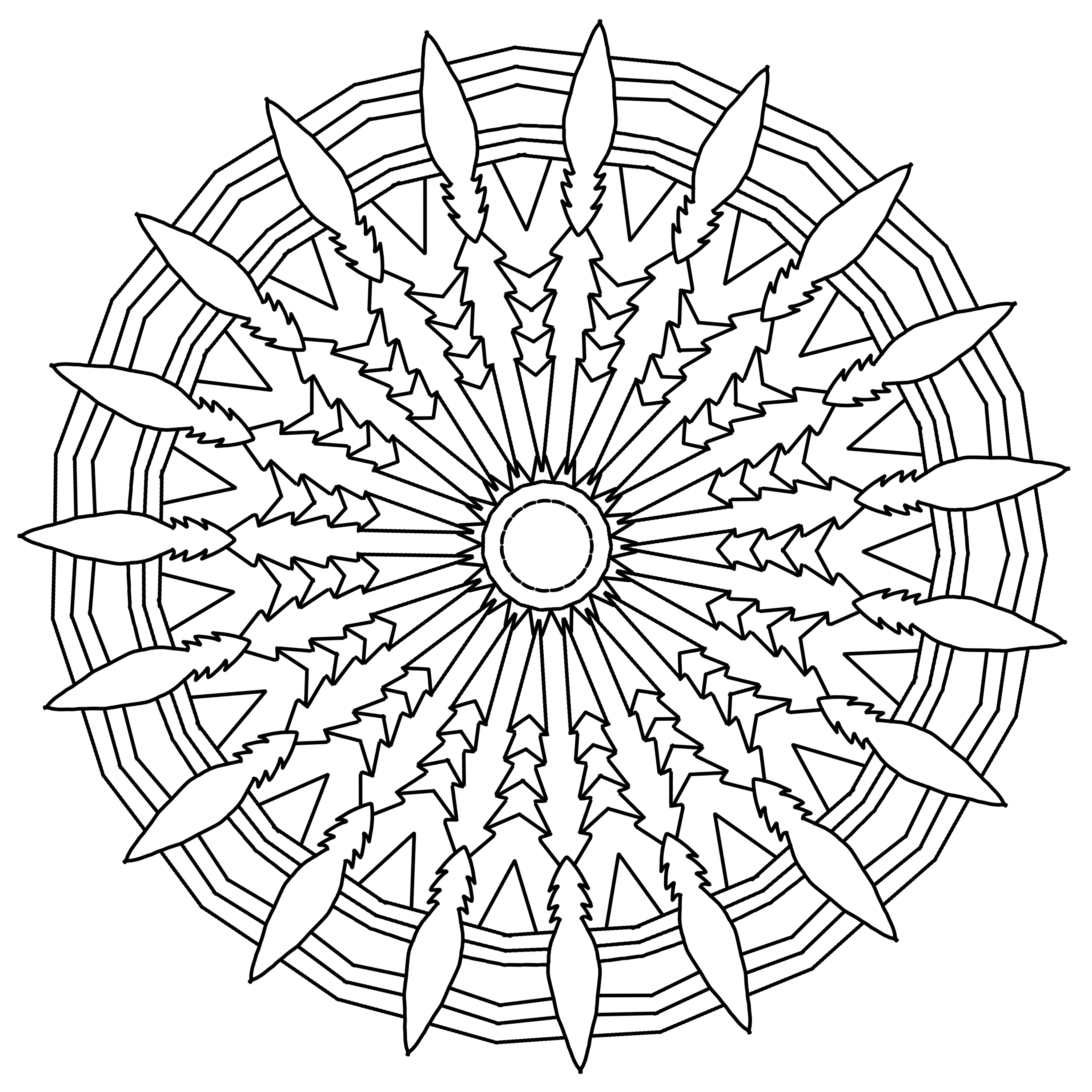 Mandala for coloring 105.webp